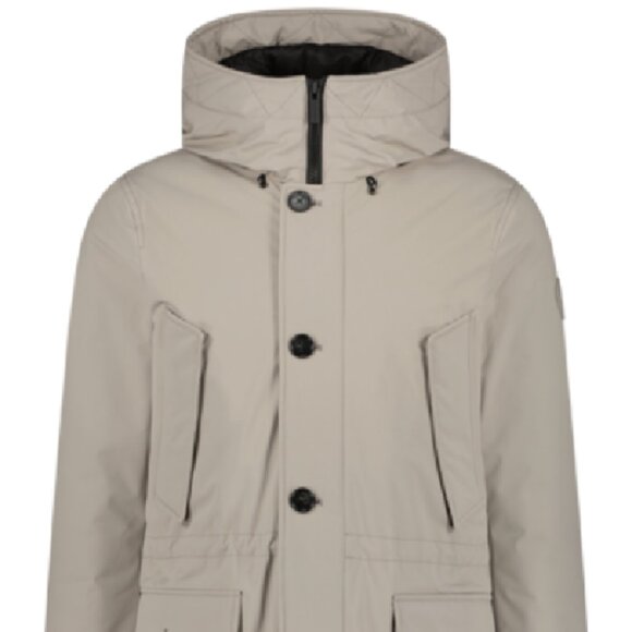 $925! RARE! NWT Men's Woolrich Arctic Parka in Stretch Nylon - Taupe - L